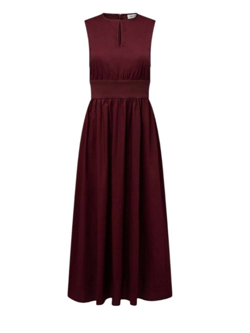 WeWoreWhat Wine Keyhole Maxi Dress